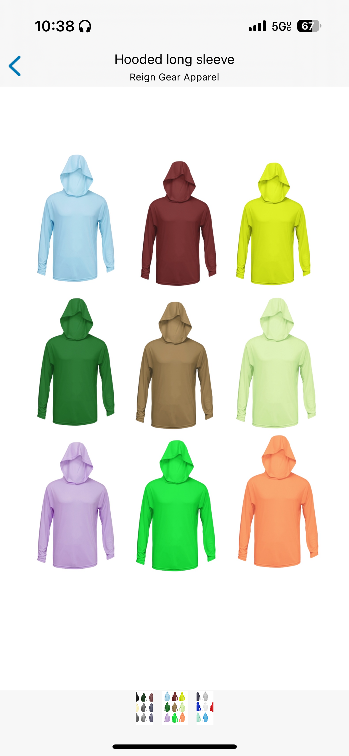 Hooded Dri-Fit Shirts